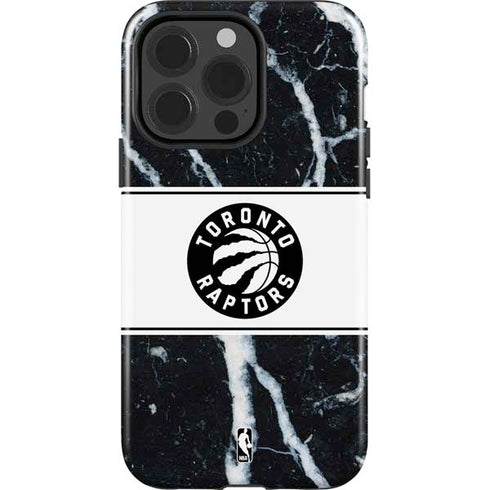 NBA Toronto Raptors Marble iPhone 15 Pro Impact Case